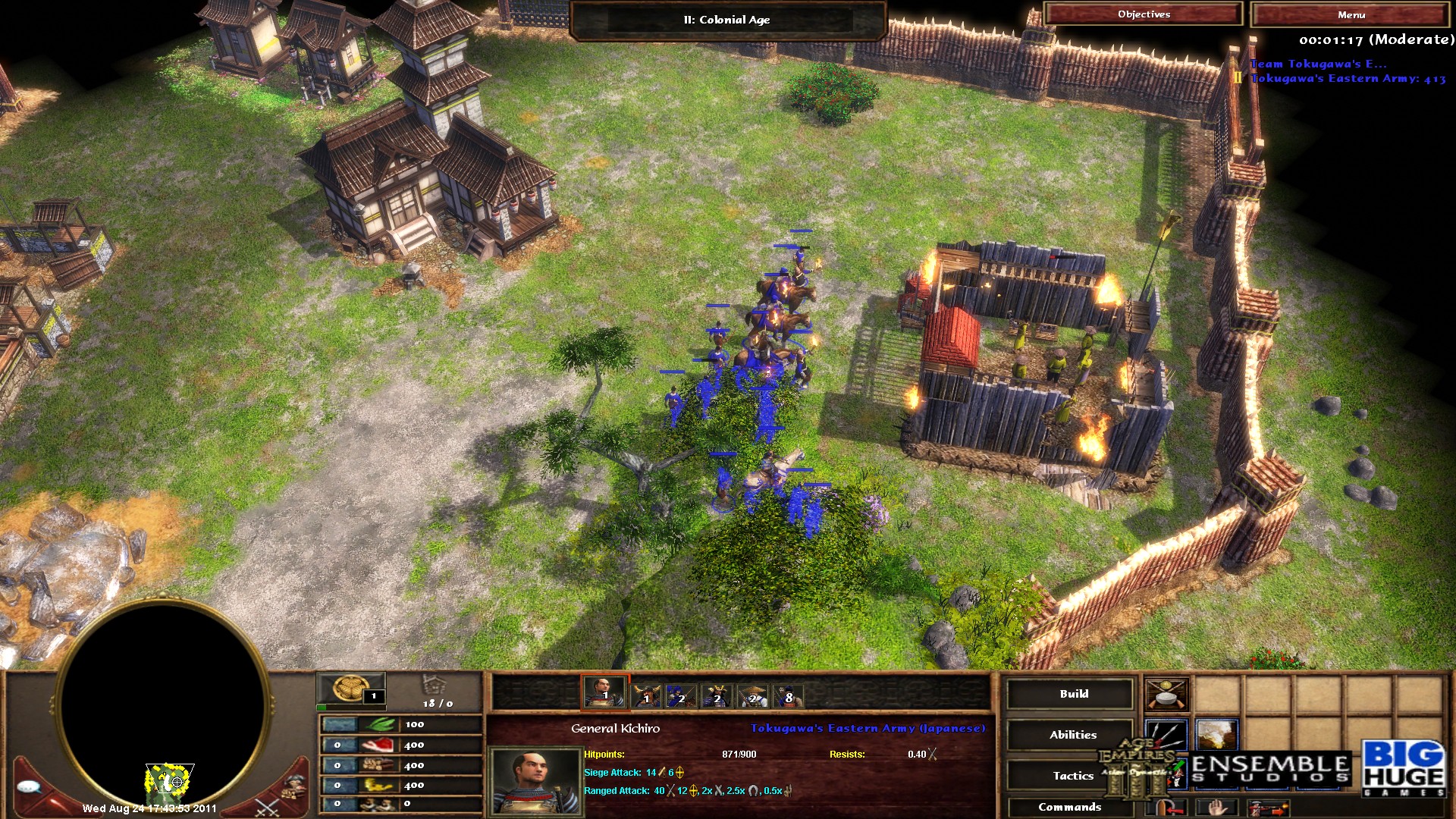 Interfaz del juego Age Of Empires
